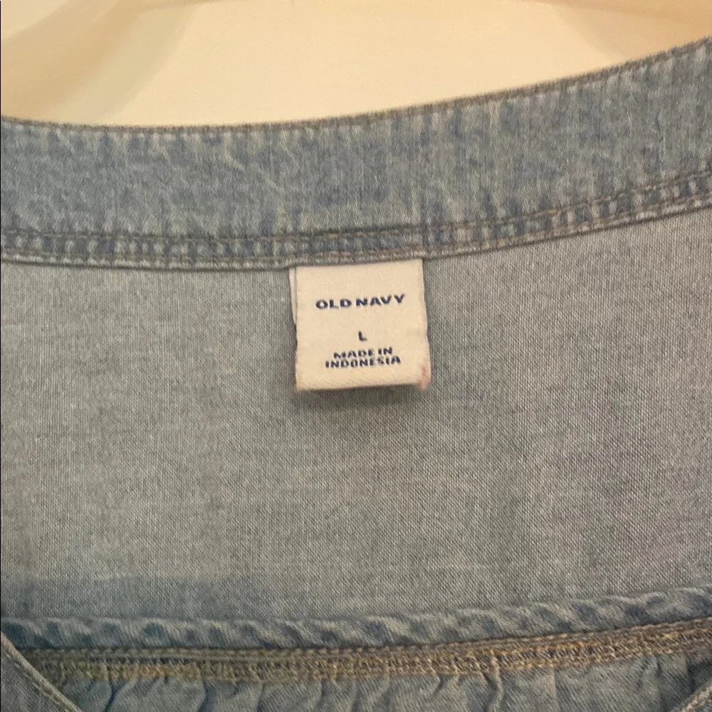 Old Navy denim baggy jumpsuit - Picture 3 of 3